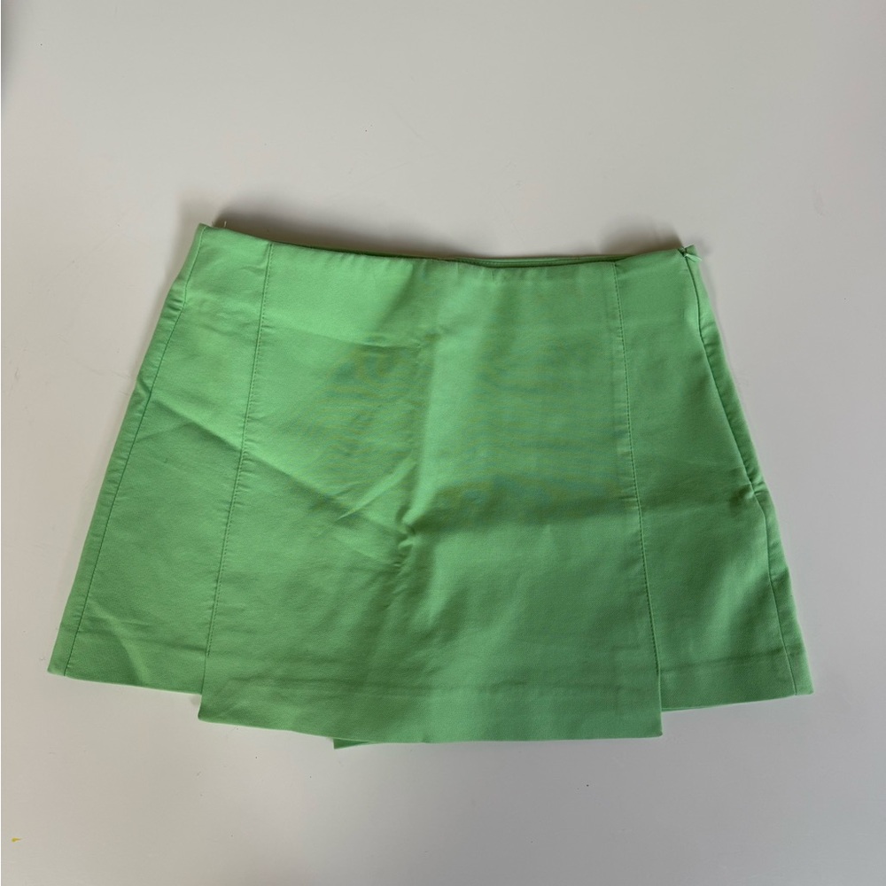 Green Mini Skort
